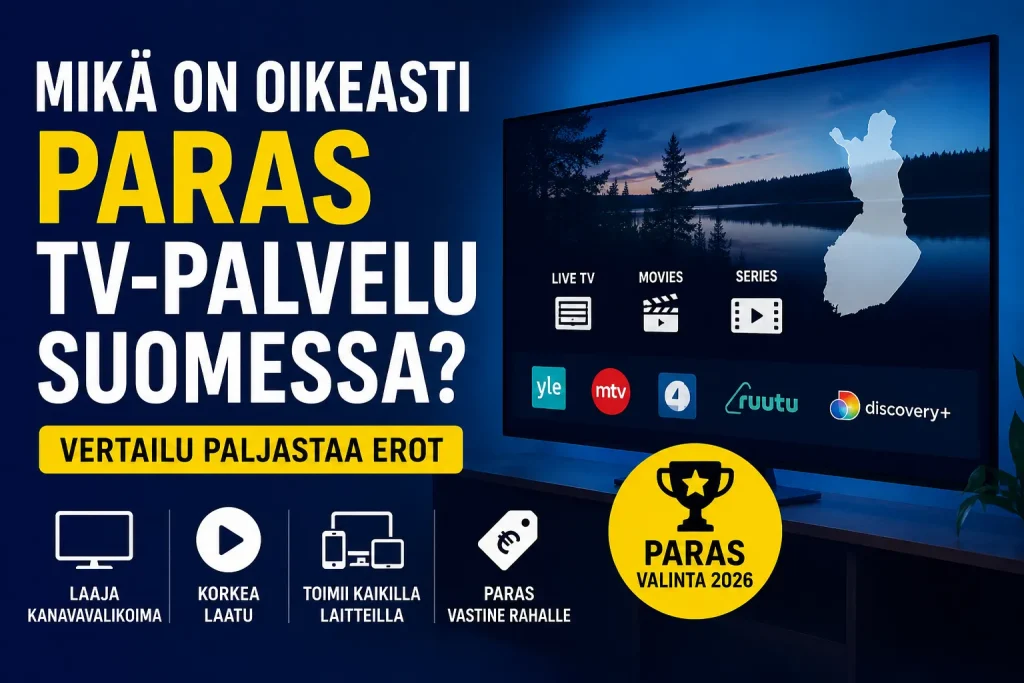 Paras TV-palvelu Suomessa