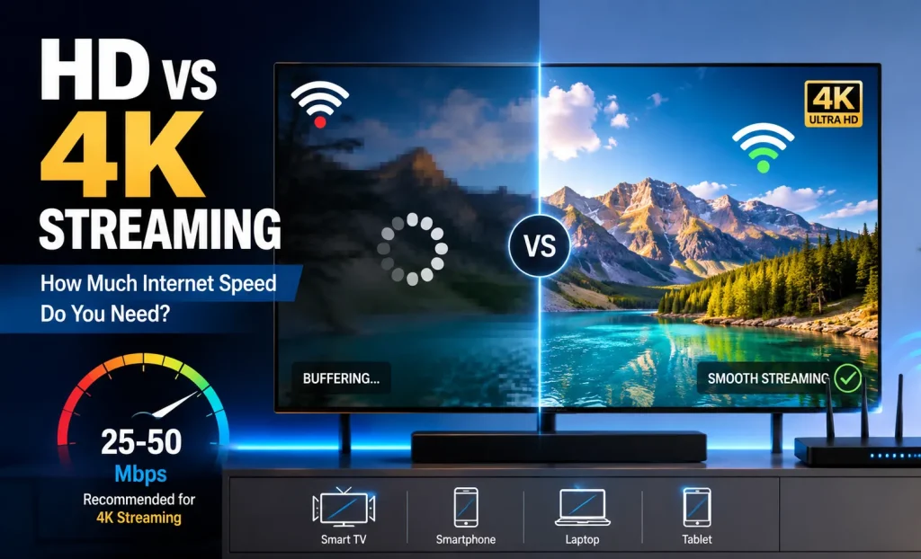 HD and 4K streaming